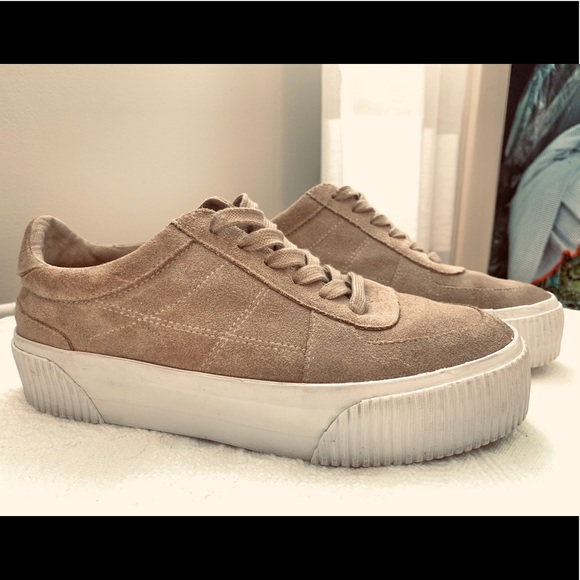 ASOS Suede Platform Sneakers - Picture 2 of 5